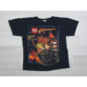 Lego Indiana Jones "The Original Adventures" T-Shirt Youth Size (M) 2010s
